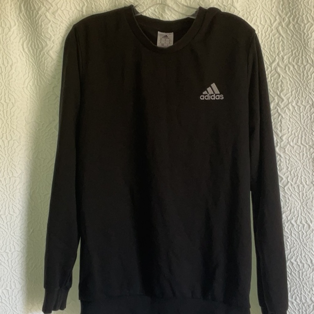 Adidas Black Crewneck Sweater Classic faded Design 2021